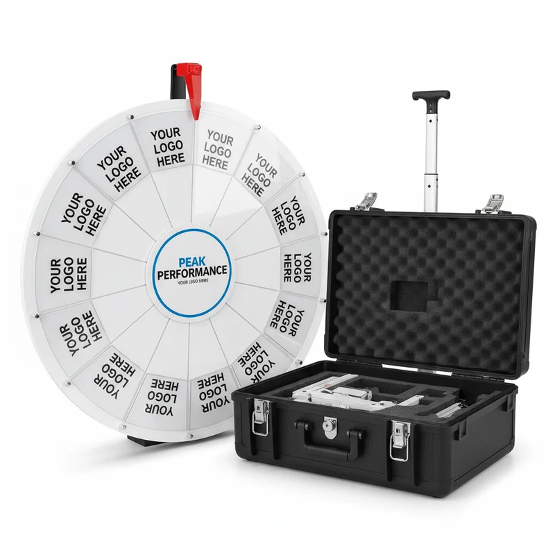 Peak Performance Prize Wheel with Hard Carrying Case