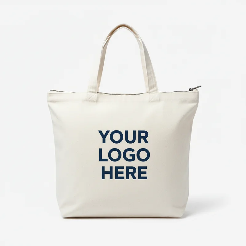 Peak Performance Signature Cotton 12 oz. Zippered Tote