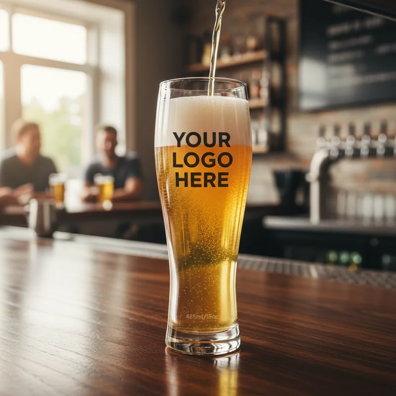 Pilsen Slim Pilsner Glas 15oz 4