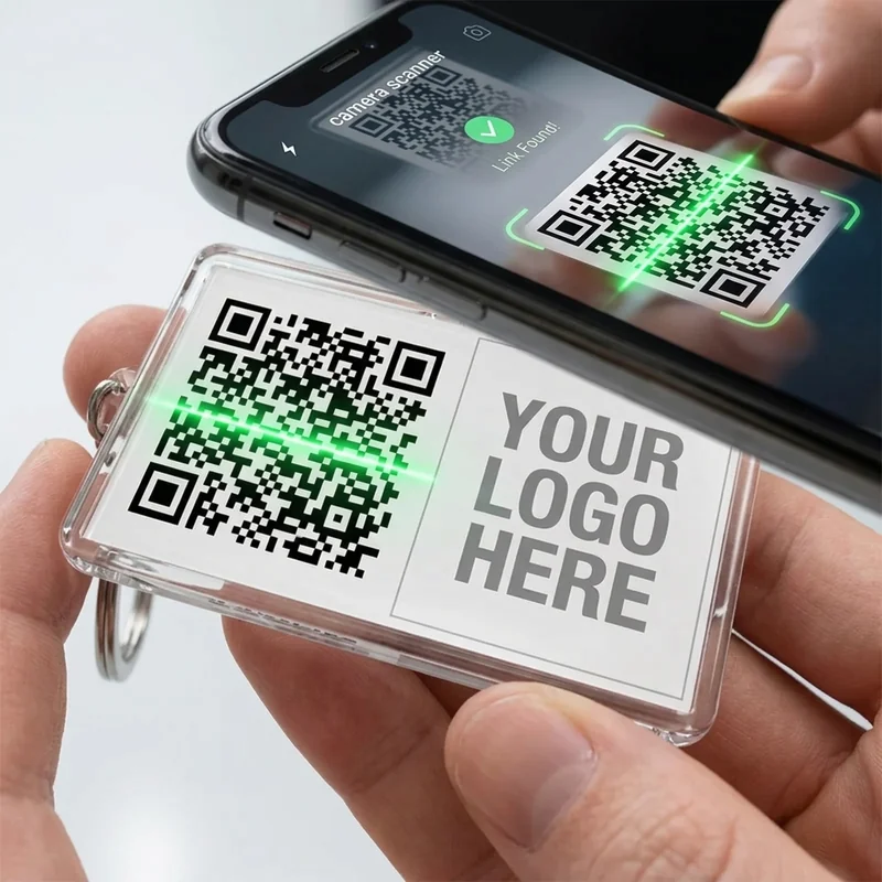 QR-kode Nøglering 3