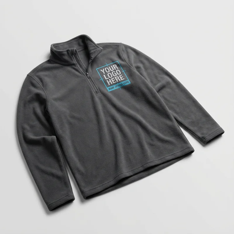 Sudadera con cremallera de un cuarto