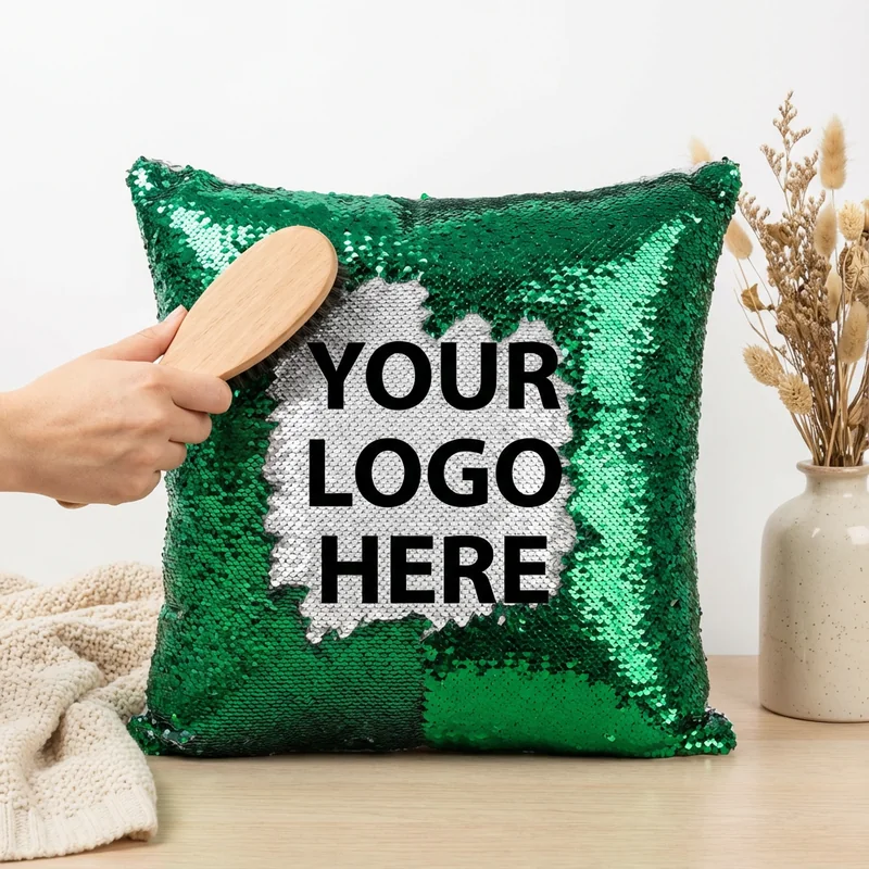 Reversible Sequin Pillow