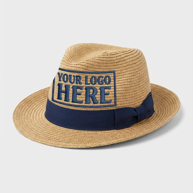 Klasyczny Kapelusz Fedora ze Słomy