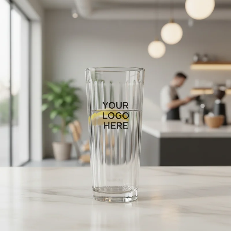 Gestreiftes Highball-Glas mit Strohhalm 17oz 4
