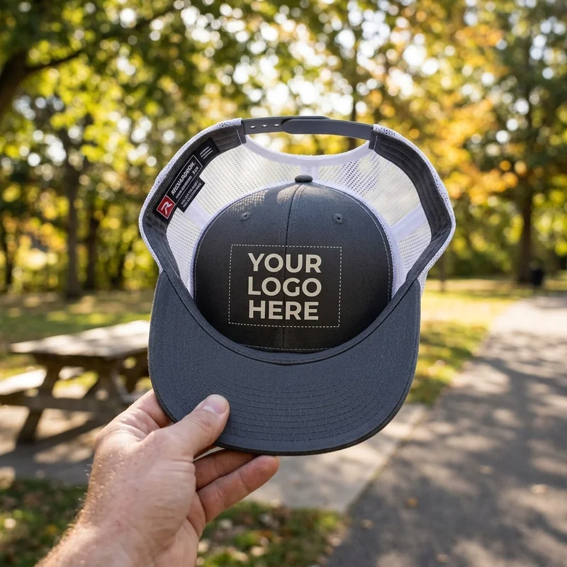 Strukturierte 5-Panel-Trucker-Mütze 3