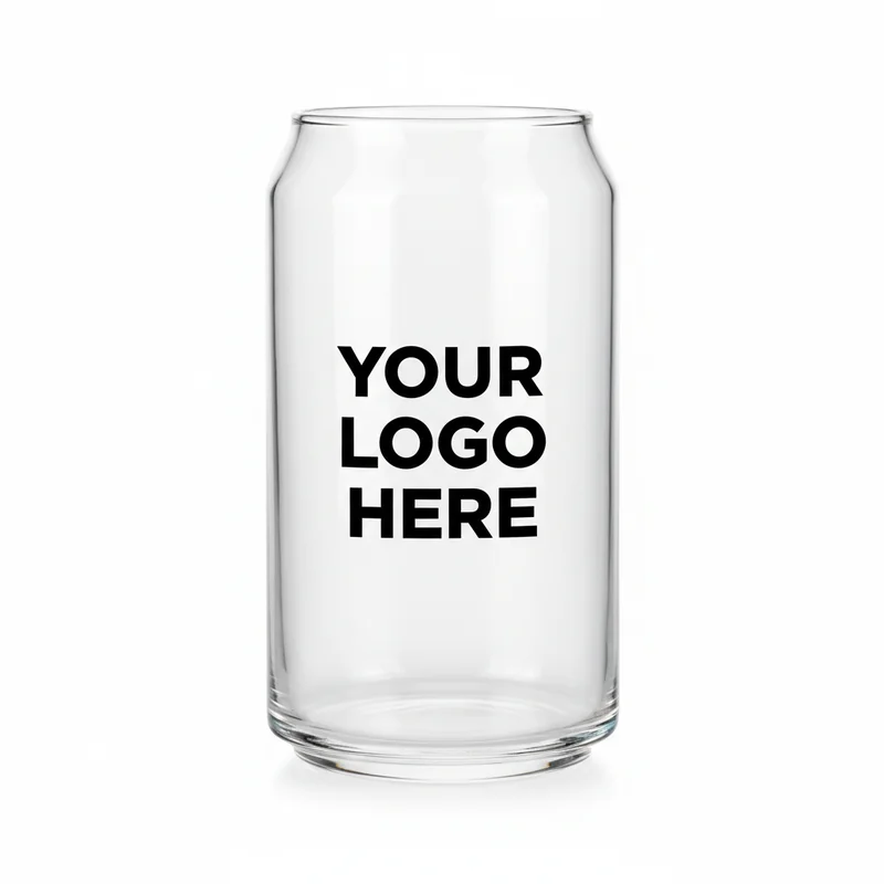 Summit 16oz Can Beer Glass Clear Pro