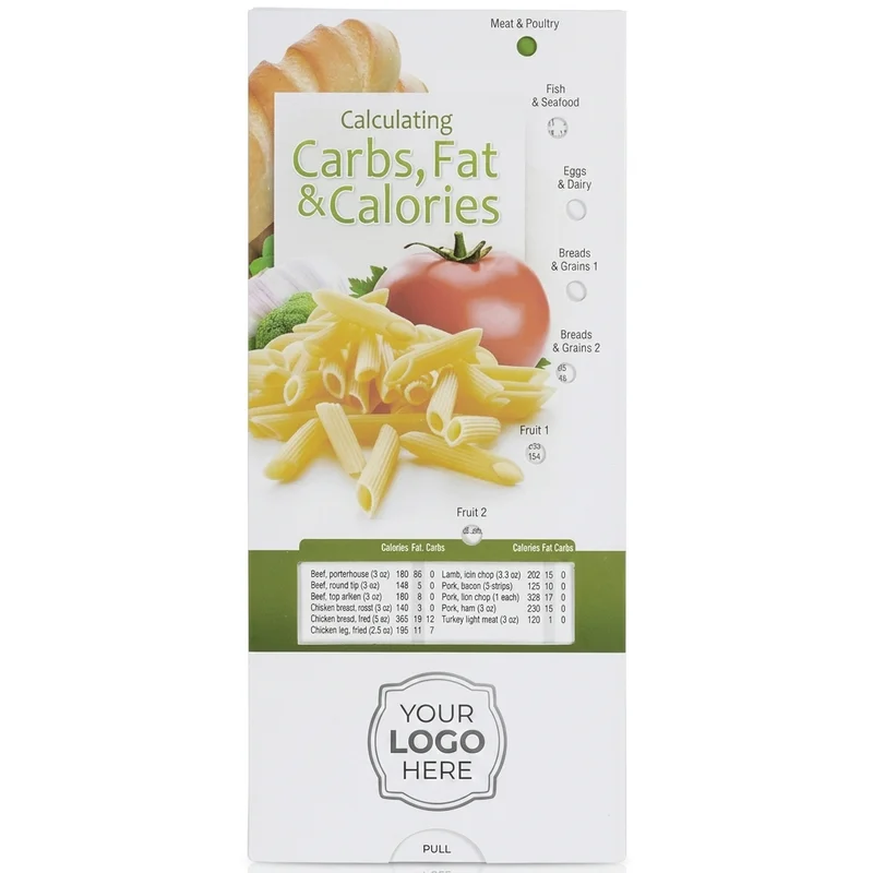 Summit Calculating Carbs, Fat & Calories Pocket Slider