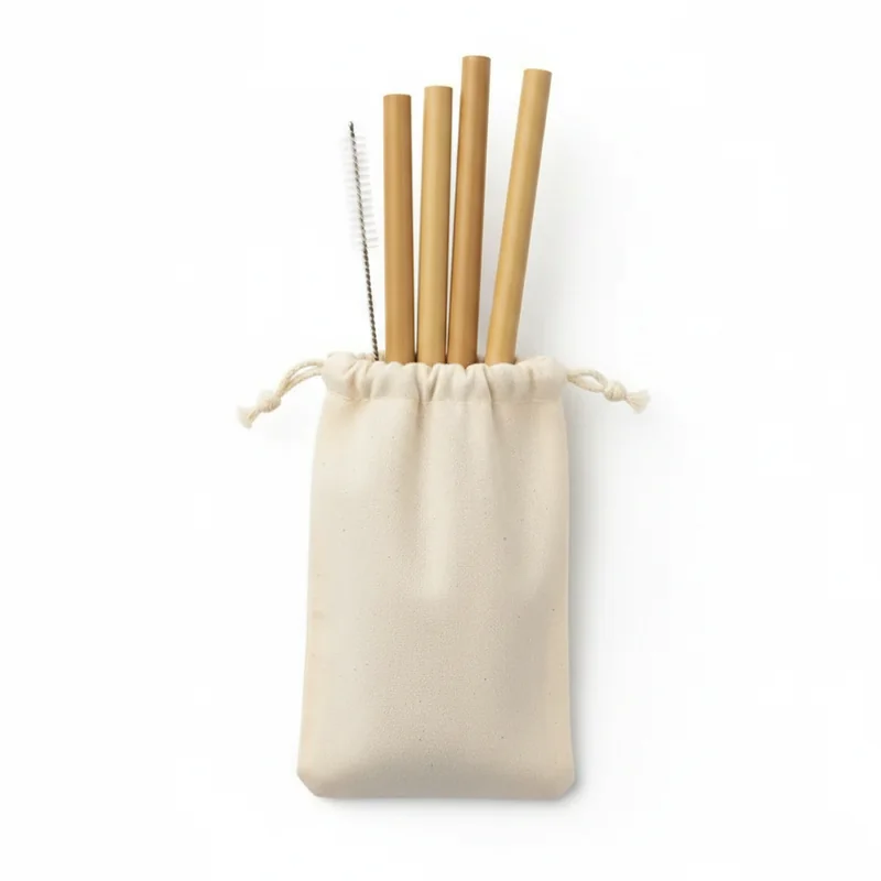 Summit Eco-Sip Bamboo Straw Set 4