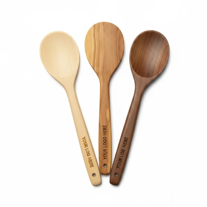Urban Loft Holz Küchenlöffel Set 4