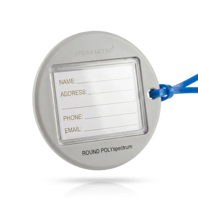Urban Metro Round POLYspectrum Bag Tag 3