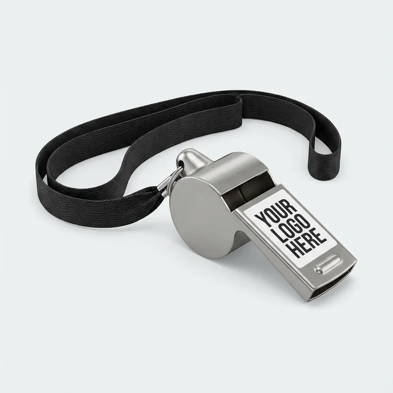 Coaches Whistle with Lanyard