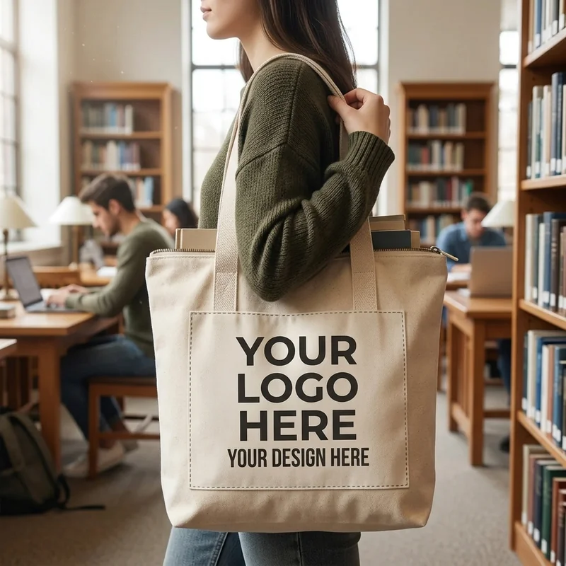 Glidelås Tote Bag 3